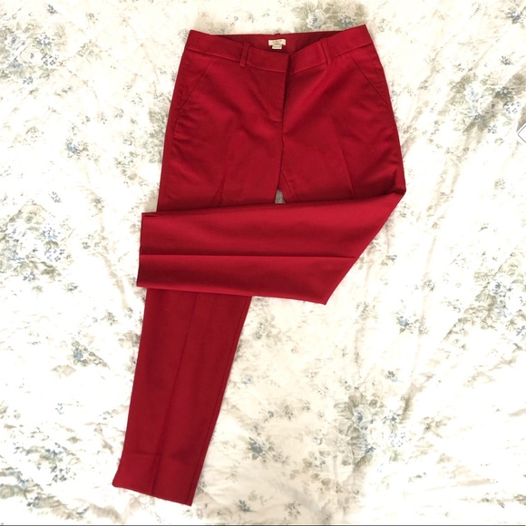 J Crew Maroon Wool Dress Pants - Picture 2 of 6